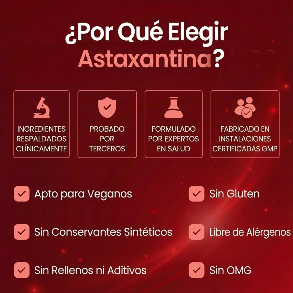 Astaxantina 12mg - Recupera tu Equilibrio