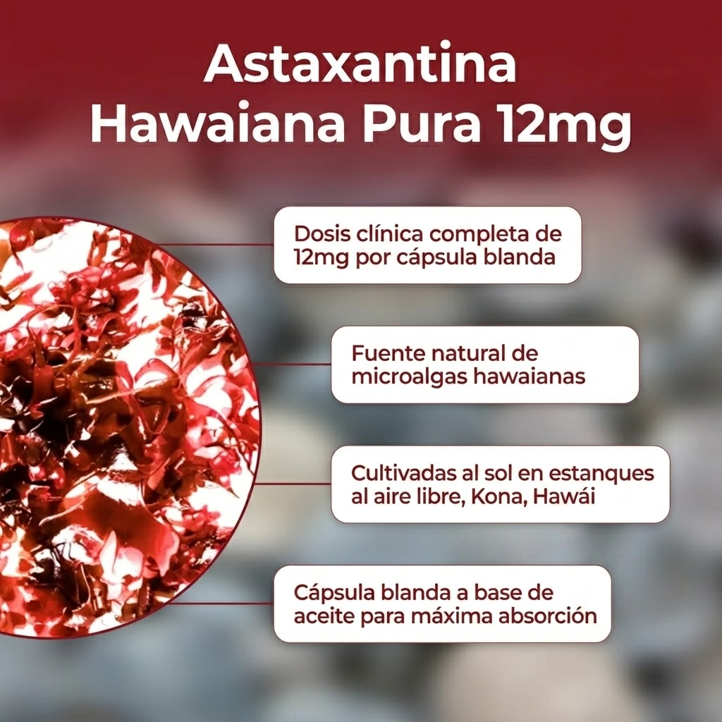 Astaxantina 12mg - Recupera tu Equilibrio