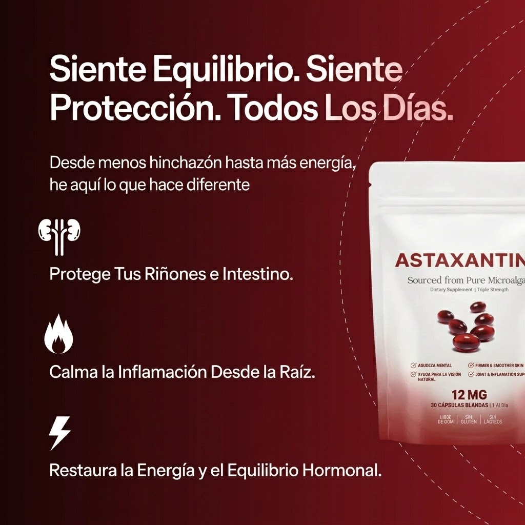 Astaxantina 12mg - Recupera tu Equilibrio
