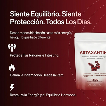Astaxantina 12mg - Recupera tu Equilibrio